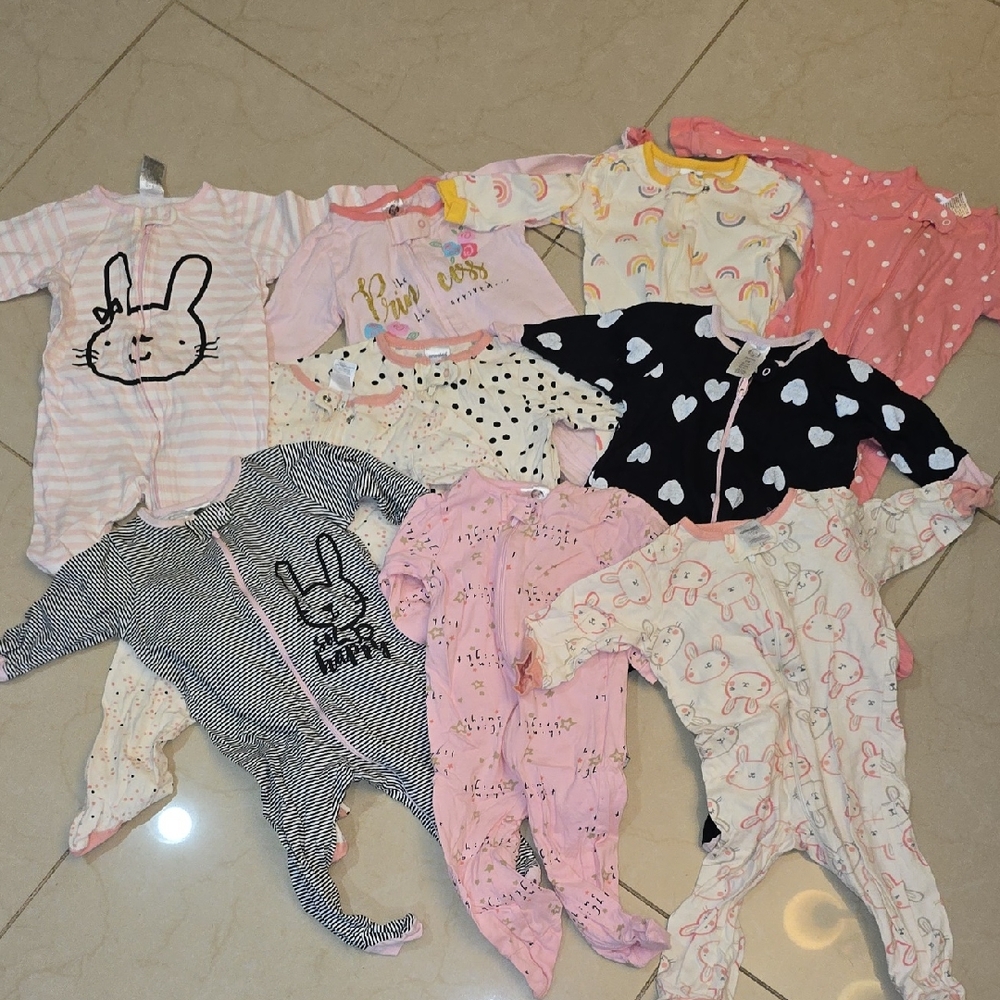 Bundle Of 11 Multicolored Kids One Piece